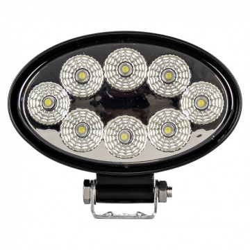 LED arbeidslys Oval 8x LED