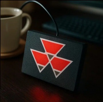 Massey Ferguson LED Emblem v.2