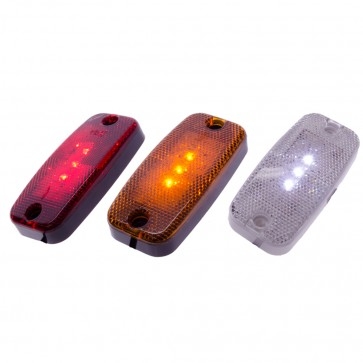 Sidemarkering med 5 meter kabel - LED